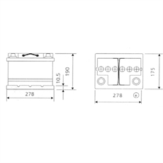 BANNER Running Bull, AGM 70 Ah akku